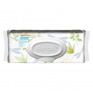 Huggies Natural Care Baby Wipes, Unscented - 56 Wipes